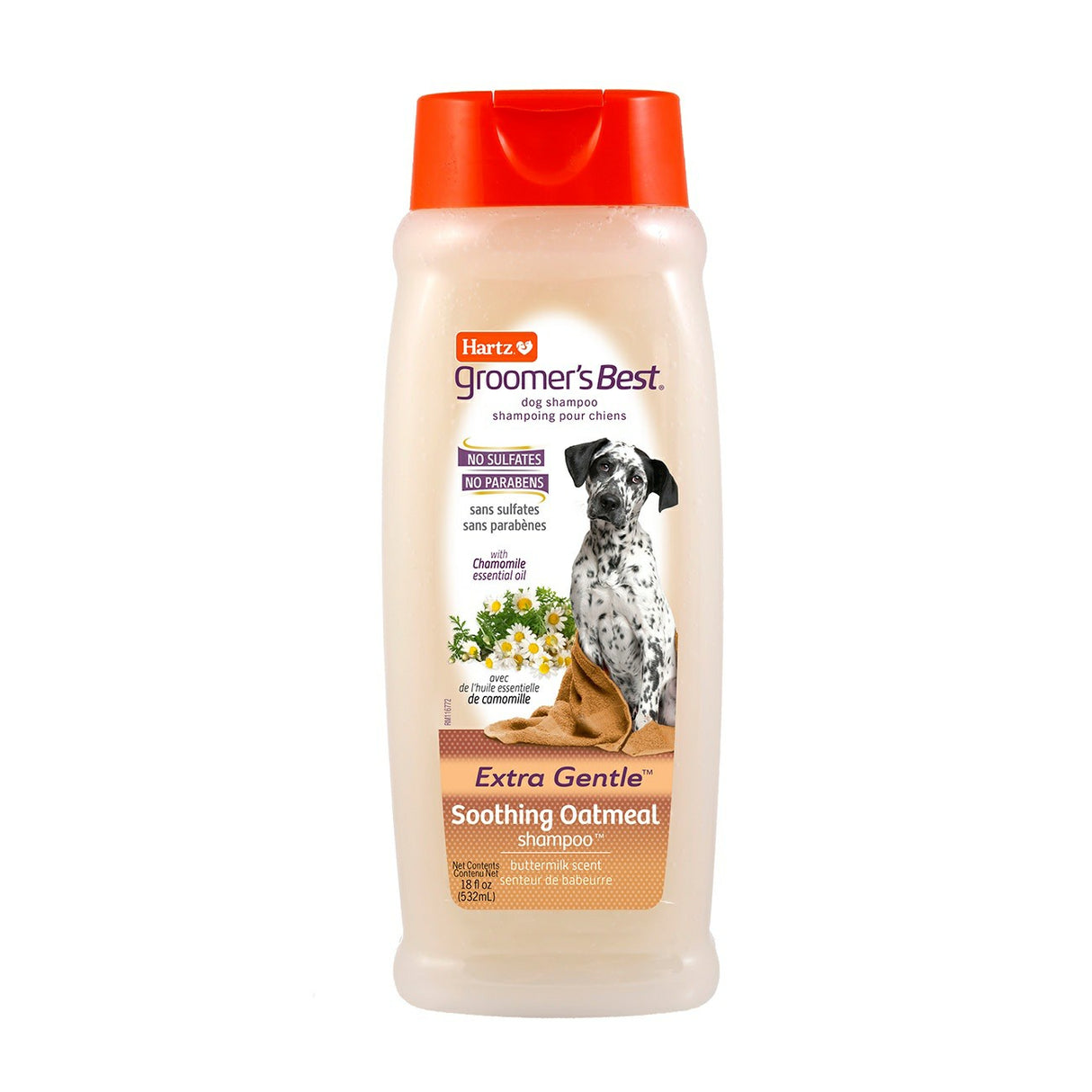 هارتز شامبو بالشوفان المهدئ اكسترا جينتل للكلاب ٥٣٢ مل