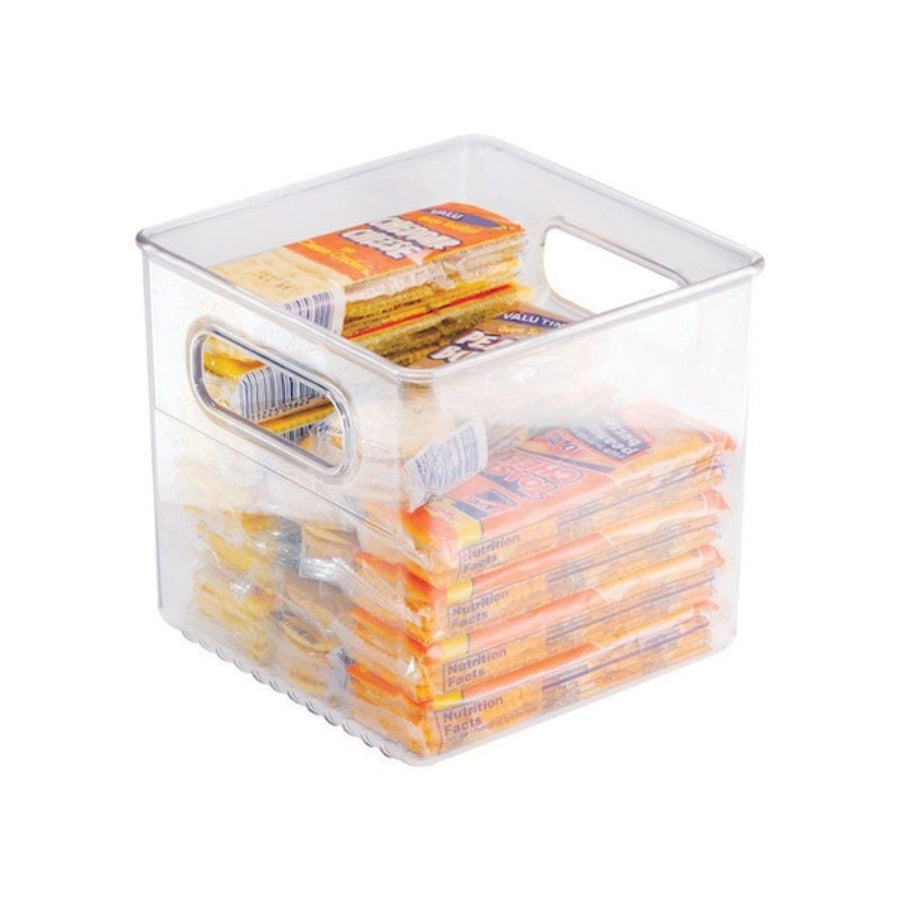 اي ديزاين صندوق تخزين مكعب للثلاجة والمخزن – ٦ × ٦ × ٦ بوصة