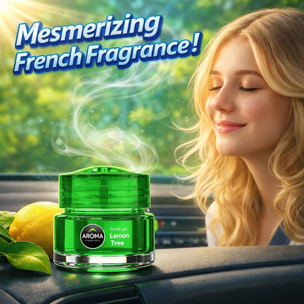 أروما كار جل معطر هواء للسيارة أ ٦٣١٢٠ – ليمون