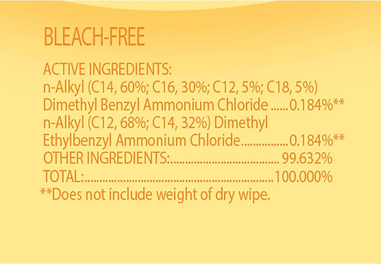 كلوروكس مناديل مطهرة برائحة الليمون – ٧٥ قطعة