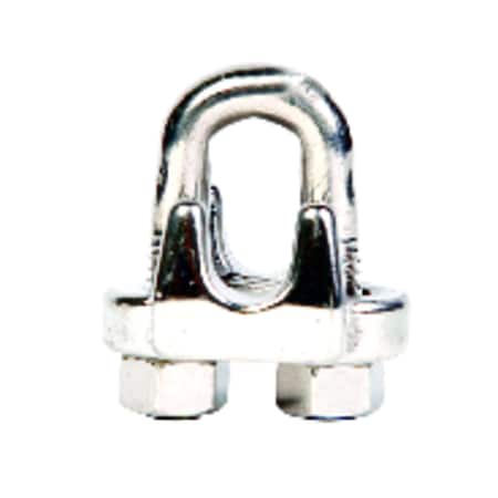 كامبل مشبك حبل سلك ستانلس ستيل – ٣/١٦ بوصة – فضي
