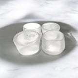 طرف رجل أثاث مطاطي شيبرد هاردوير، 4 قطع - شفاف-2