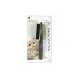 بيت ميت فرشاة مزدوجة الوجه للقطط جريب سوفت – مقاس متوسط – أسود