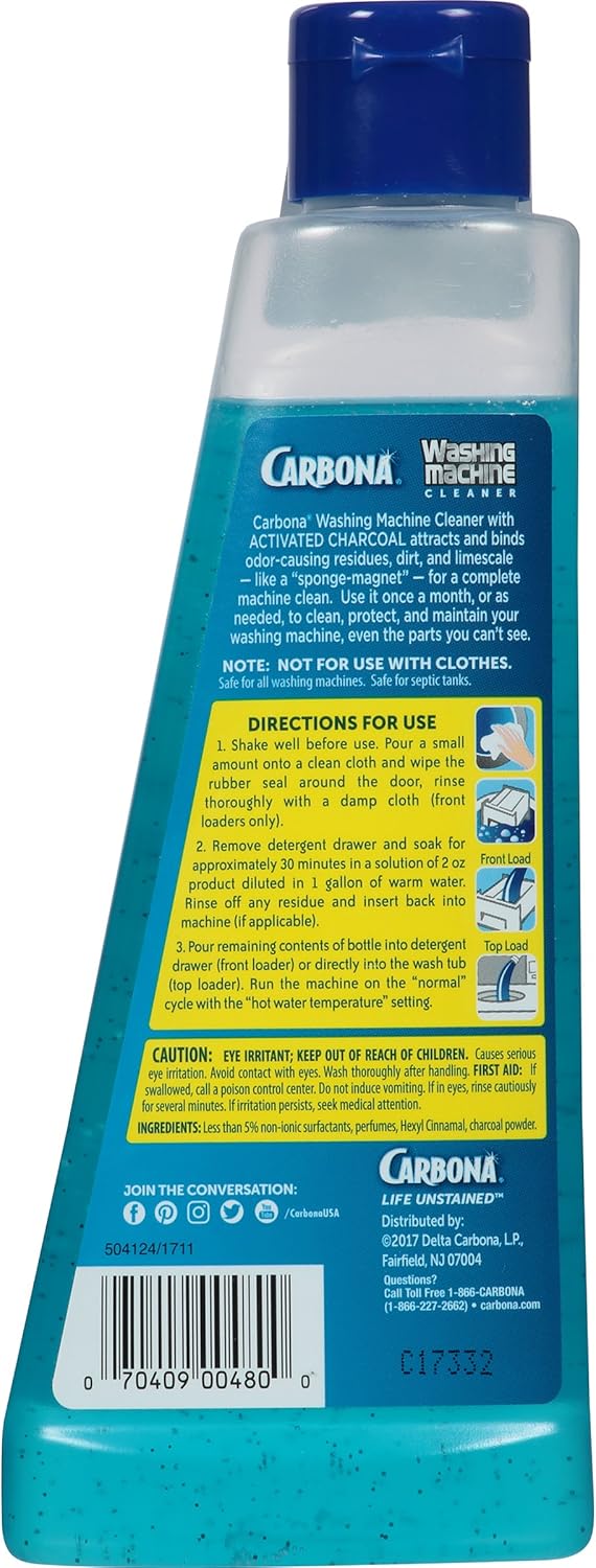 كاربونا منظف الغسالة بالفحم النشط – ٨.٤ أونصة